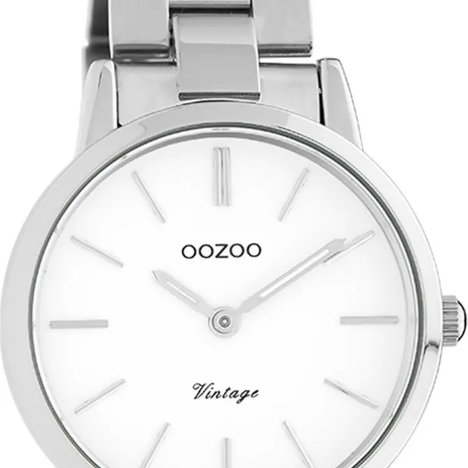 Oozoo Damen Armbanduhr Ultra Slim Analog Edelstahl silber UOC20110