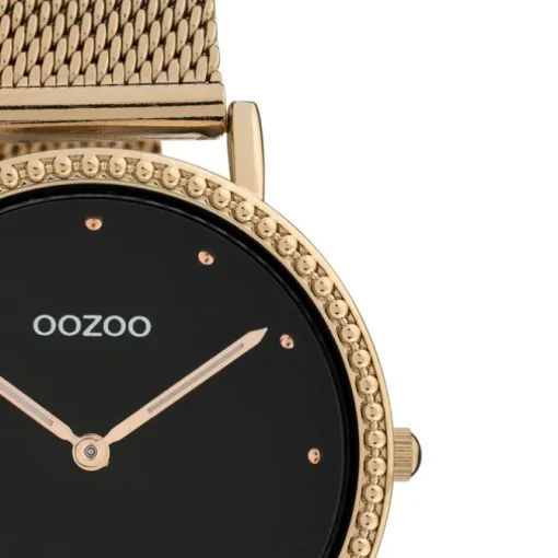 Oozoo Damen Armbanduhr Ultra Slim C20056 Analog Edelstahl rosegold UOC20056