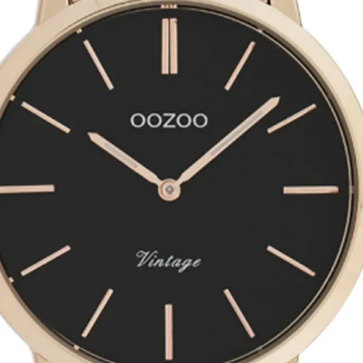 Oozoo Damen Armbanduhr Ultra Slim C20049 Analog Edelstahl rosegold UOC20049