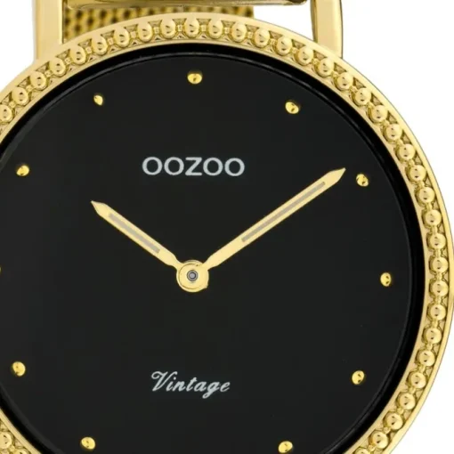 Oozoo Damen Armbanduhr Ultra Slim C20055 Analog Edelstahl gold UOC20055