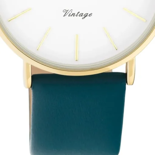 Oozoo Damen Armbanduhr Ultra Slim C20229 Analog Leder türkis UOC20229
