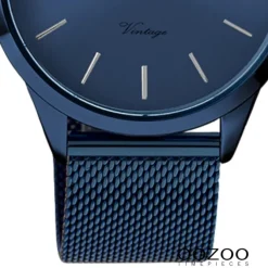 Oozoo Damen Armbanduhr Ultra Slim C20008 Quarzwerk Edelstahl blau UOC20008