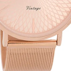 Oozoo Damen Armbanduhr Ultra Slim C9343 Analog Edelstahl rosegold UOC9343