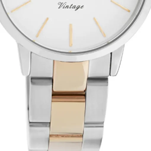 Oozoo Damen Armbanduhr Ultra Slim C20045 Edelstahl silber rosegold UOC20045