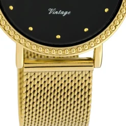 Oozoo Damen Armbanduhr Ultra Slim C20055 Analog Edelstahl gold UOC20055
