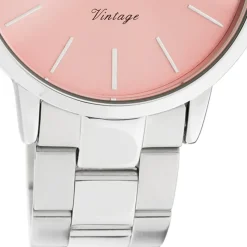 Oozoo Damen Armbanduhr Ultra Slim C20028 Analog Edelstahl silber UOC20028