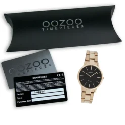Oozoo Damen Armbanduhr Ultra Slim C20049 Analog Edelstahl rosegold UOC20049
