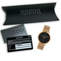 Oozoo Damen Armbanduhr Ultra Slim C20056 Analog Edelstahl rosegold UOC20056