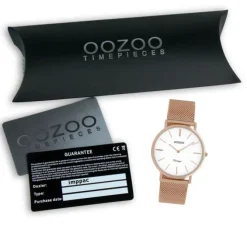 Oozoo Damen Armbanduhr Ultra Slim C9918 Analog Edelstahl rosegold UOC9918