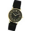 Oozoo Damen Armbanduhr Vintage Series Analog Metall Mesh schwarz UOC20189