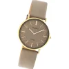 Oozoo Damen Armbanduhr Vintage Series Analog Leder braun UOC20184