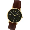 Oozoo Damen Armbanduhr Vintage Analog Leder braun UOC9838A