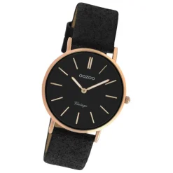 Oozoo Damen Armbanduhr Vintage C20159 Analog Leder braun UOC20159