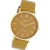 Oozoo Damen Armbanduhr Vintage Analog Leder olivgrün UOC20327