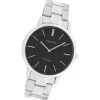 Oozoo Damen Armbanduhr Vintage Series Analog Metall silber UOC20031