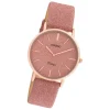 Oozoo Damen Armbanduhr Vintage Series C20201 Analog Leder rosa UOC20201