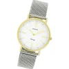 Oozoo Damen Armbanduhr Vintage Series Analog Metall silber UOC20123
