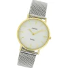 Oozoo Damen Armbanduhr Vintage Series Analog Metall silber UOC20124