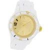 Oozoo Damen Armbanduhr Vintage Series Analog Silikon weiß UOC5063A