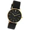 Oozoo Damen Armbanduhr Vintage Series C20204 Analog Leder schwarz UOC20204