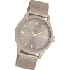 Oozoo Damen Armbanduhr Vintage Series Analog Metall taupe braun UOC11358