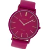 Oozoo Damen Armbanduhr Vintage Series Analog Metall pink UOC9882A