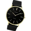 Oozoo Damen Armbanduhr Vintage Series Analog Metall schwarz UOC9893A