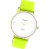 Oozoo Damen Armbanduhr Vintage Series C20305 Analog Leder gelbgrün UOC20305