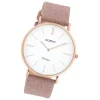 Oozoo Damen Armbanduhr Vintage C20150 Analog Leder rosa UOC20150
