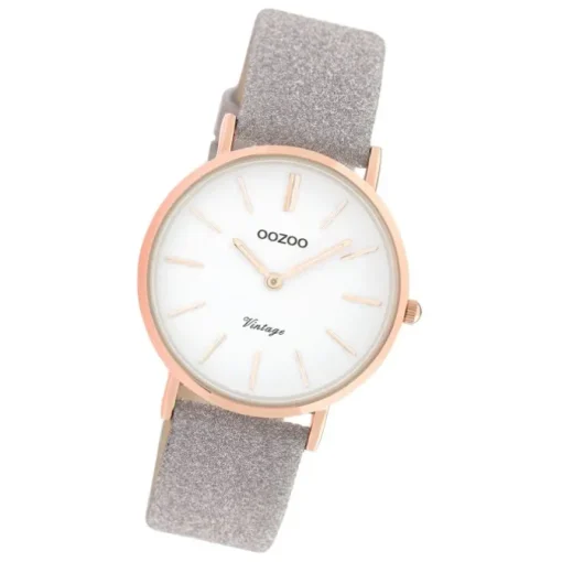 Oozoo Damen Armbanduhr Vintage C20158 Analog Leder braun UOC20158