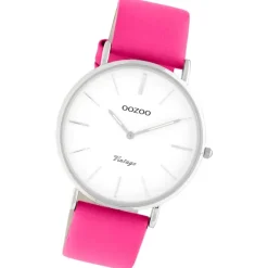 Oozoo Damen Armbanduhr Vintage Series C20304 Analog Leder pink UOC20304