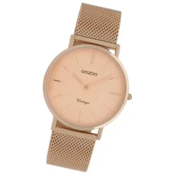 Oozoo Damen Armbanduhr Vintage Series C9922A Analog Edelstahl roségold UOC9922A