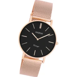 Oozoo Damen Armbanduhr Vintage Series C9926A Analog Edelstahl roségold UOC9926A
