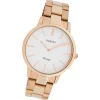 Oozoo Damen Armbanduhr Vintage Series Analog Metall rosegold UOC20036