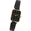 Oozoo Damen Armbanduhr Vintage Series Analog Metall Mesh schwarz UOC20269
