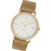 Oozoo Damen Armbanduhr Vintage Series Analog Metall rosegold UOC20061
