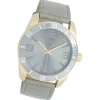 Oozoo Damen Armbanduhr Vintage Series Analog Leder grau UOC5741A