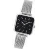 Oozoo Damen Armbanduhr Vintage Series Analog Metall Mesh silber UOC20262