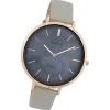 Oozoo Damen Armbanduhr Vintage Series Analog Leder grau UOC9805A