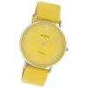 Oozoo Damen Armbanduhr Vintage C20128 Analog Leder gelb UOC20128