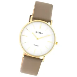 Oozoo Damen Armbanduhr Vintage C20221 Analog Leder braun UOC20221