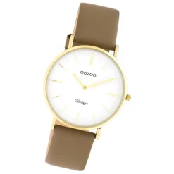 Oozoo Damen Armbanduhr Vintage C20223 Analog Leder braun UOC20223