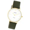 Oozoo Damen Armbanduhr Vintage C20227 Analog Leder olivgrün UOC20227