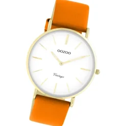 Oozoo Damen Armbanduhr Vintage Series C20307 Analog Leder orange UOC20307