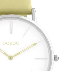 Oozoo Damen Armbanduhr Vintage Series Analog Leder grün UOC20277