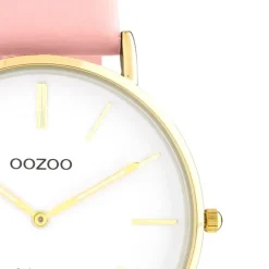 Oozoo Damen Armbanduhr Vintage Series Analog Leder rosa UOC20254