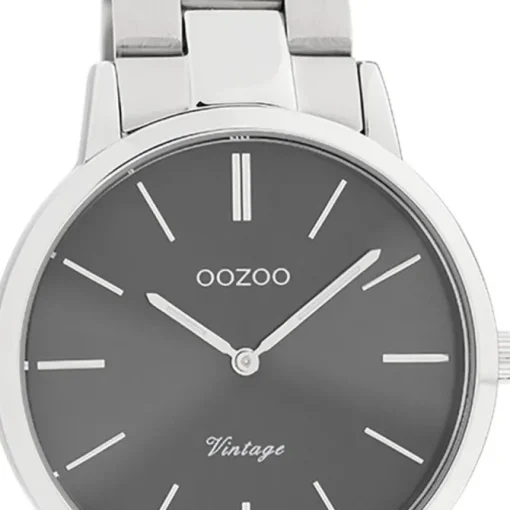Oozoo Damen Armbanduhr Vintage Series Analog Metall silber UOC20042