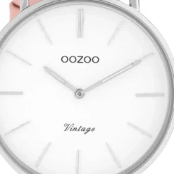 Oozoo Damen Armbanduhr Vintage C20210 Analog Leder rosa UOC20210