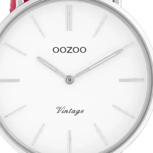 Oozoo Damen Armbanduhr Vintage C20212 Analog Leder rosa UOC20212