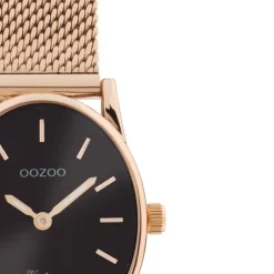 Oozoo Damen Armbanduhr Vintage Series C10968 Analog Metall Mesh rosé UOC10968